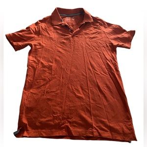 Cactus Performance Polo Orange S Short Sleeve Shirt